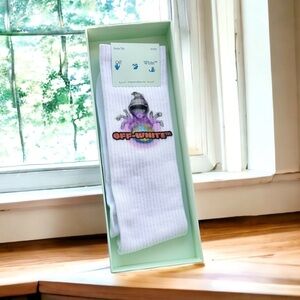 Off White Alien Spray Socks NWT